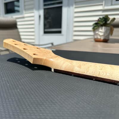 Warmoth Meadowhawk (Fits Stratocaster) Neck - Birdseye Maple + Rosewood, Stainless Jumbo frets, 25.5" Scale, 42mm Nut image 20