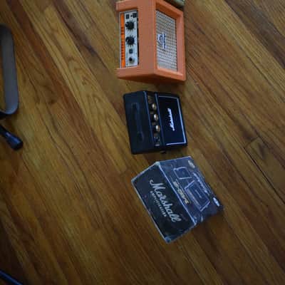 Orange Micro Crush , Marshall MT-2 , Fender Mini Twin , Lot of 3 micro amps image 2