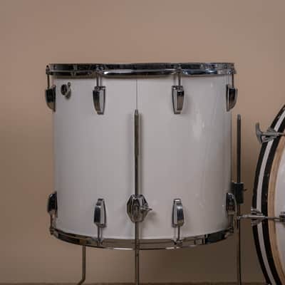 1980s Ludwig White Cortex Drum Set 14x24 13x14 16x18 image 4