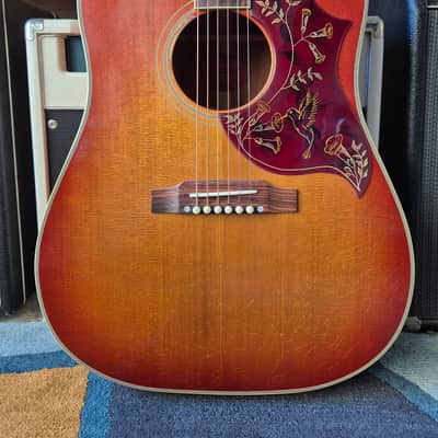 Gibson Custom 1960 Hummingbird Light Aged 2024 - Heritage Cherry Sunburst image 11
