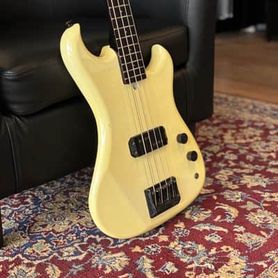 Westone Spectrum ST Bass Matsumoku MIJ 1985 - Ebony Fingerboard, White, Used image 3