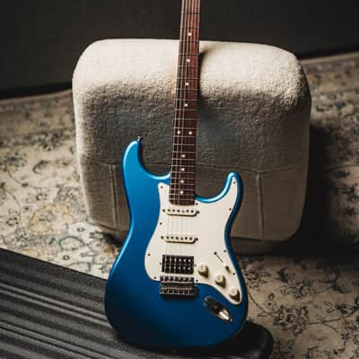 Xotic USA California Classic XSC Pro-2 SSH Light Aging-Lake Placid Blue w/Roasted Flame Maple Neck & Indian Rosewood FB image 2