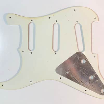 Stratocaster Style 3-Ply Pickguard - Aged White - 1980’s image 5