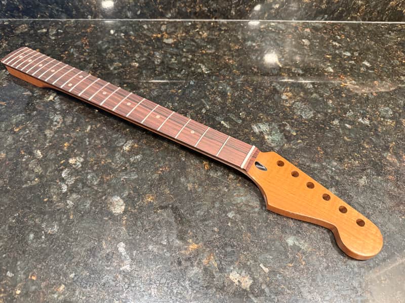 Real Life Relics Nitro Roasted 3AAA Flame Maple Strat® Stratocaster Neck Maple W Rosewood Fingerboard STRMF3A #1 image 1