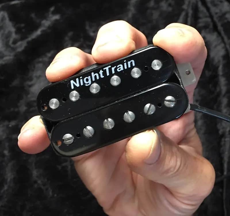 (PRE-ORDER) YOUR...Black Diamond "Night Train" Humbucker Guitar Pickup Hand wound image 1