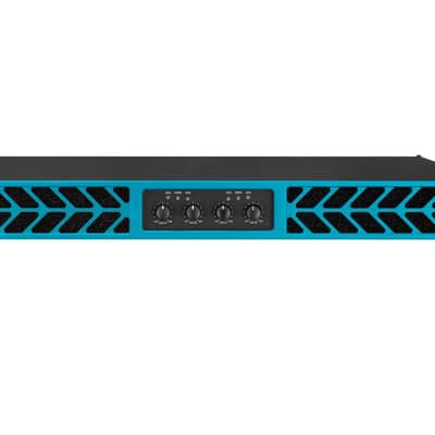 CVR D-654 BLUE 4 Channel Power Amplifier High Output Audio for Live Sound image 1