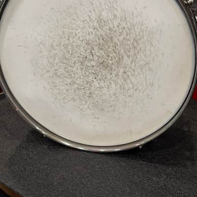 1965 Ludwig Pioneer in Blue/Silver Duco Lacquer (w/vintage case, stand, Ludwig sticks) image 10