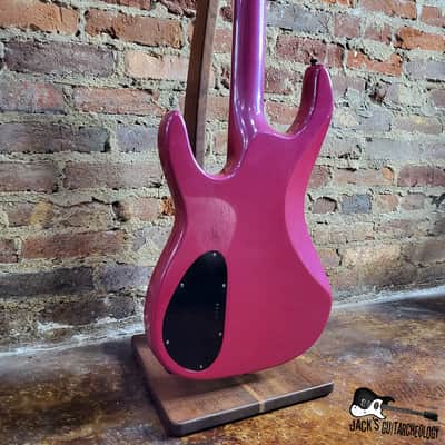 Kramer Spector Forum III Bass w/ OHSC (1980s, Magenta Metallic) image 16