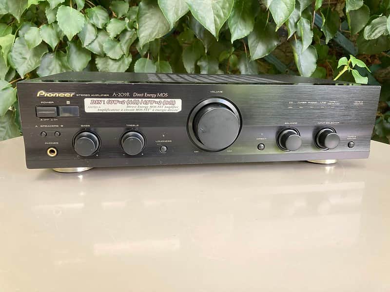 PIONEER A 209R Stereo Amplifier 2X 35Watts RMS Vintage 2010 Hi Fi WORK Good Look