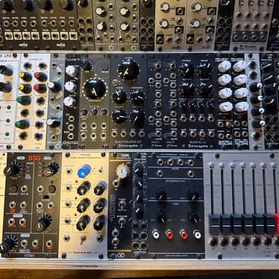 Custom Eurorack Modular Synthesizer (45 modules) in MDLRCASE 9U/114HP Studiocase - Funky Yellow 2021 image 3