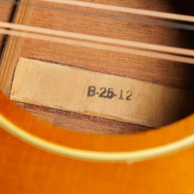 1967 Gibson B-25-12 12-String 00-Size Acoustic Guitar (VIDEO! Fresh Work, Ready) image 23
