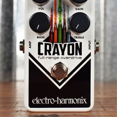 Electro-Harmonix EHX Crayon 69 Full Range Overdrive Guitar Effect Pedal image 2