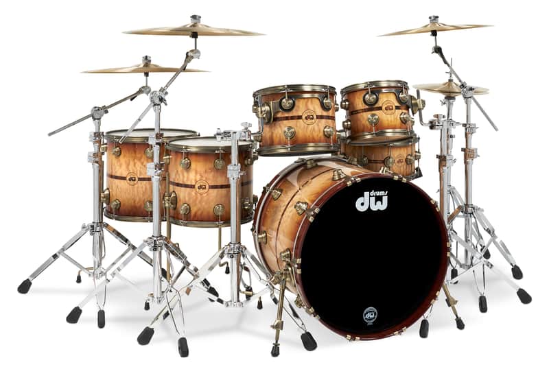 50th Anniversary Limited Edition 6-Piece Drum Shell Pack, Persimmon/Spruce, 2023, Kit #41 of 100 Made image 1