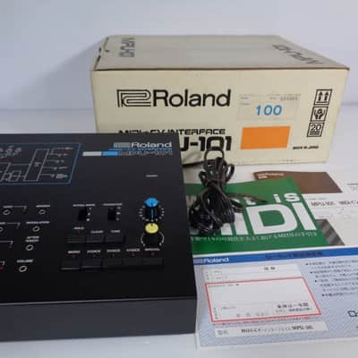 Roland MPU-101 - MIDI 4 x CV/gate Interface- Dark Black image 1