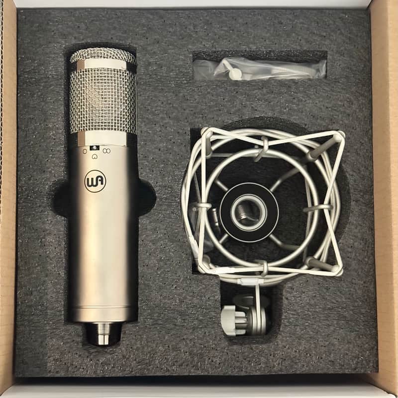 Warm Audio WA-47jr Large Diaphragm Multipattern FET Condenser Microphone 2018 - Present - Nickel image 1