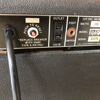 GIBSON 1970s 100% ORIGINAL VINTAGE G60 AMP AMPLIFIER image 9