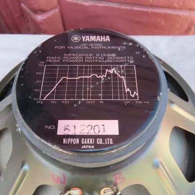 YAMAHA JA-5038 12'' 8 OHM SPEAKER SET SUBWOOFER STEREO SYSTEM RARE! JAPAN image 2