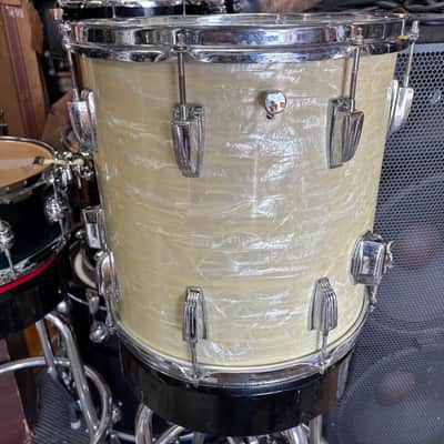 Ludwig 14x14 WMP Keystone Badge 60’s Floor Tom Drum image 4