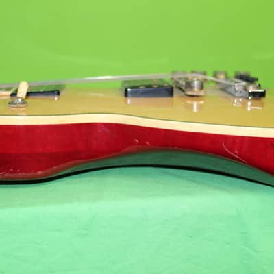 Yamaha SG 1000 (1979/80) – Cherry Sunburst Refinish – Custom Scalloped Fretboard image 14