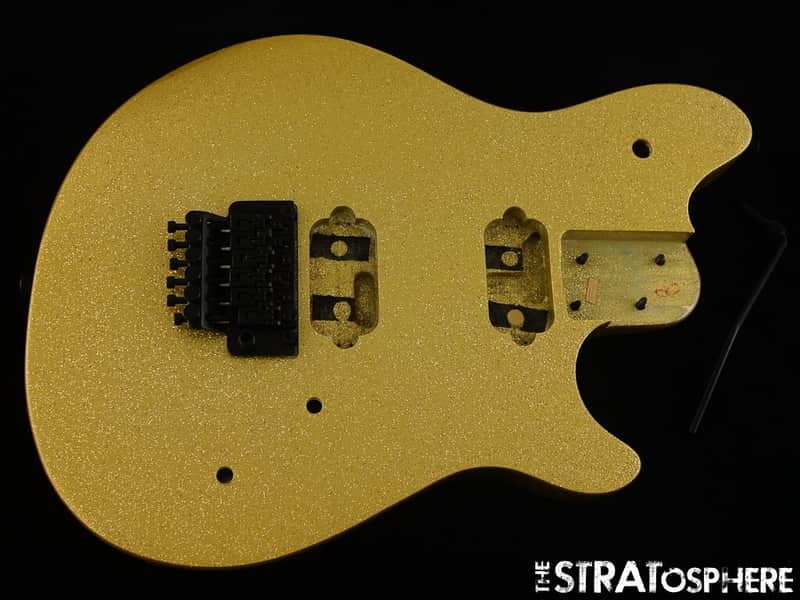 EVH Eddie Van Halen Wolfgang Standard BODY + HARDWARE Floyd Rose Gold Sparkle image 1