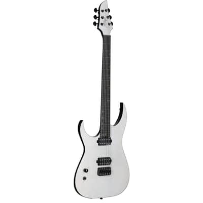 Schecter KM-6 MK-III Keith Merrow Legacy Electric Guitar, Left-Handed, Tri-White Satin, Open Box (Very Good) image 2