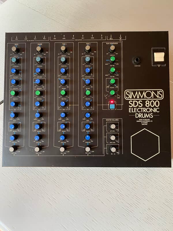 Simmons SDS-800 4-Voice Vintage Analog Drum Synth / Drum Module + Valpower MIDI-to-Gate image 1
