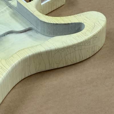 2162g Kohlin Guitars T-Type Roasted Pine replacement body Aged Nitro Relic Butterscotch Made in Sweden fits Fender Telecaster necks image 7