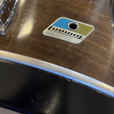 VINTAGE 1976 Ludwig Drum Set in Walnut Cortex - 14x22, 8x12, 9x13, 16x16 image 7
