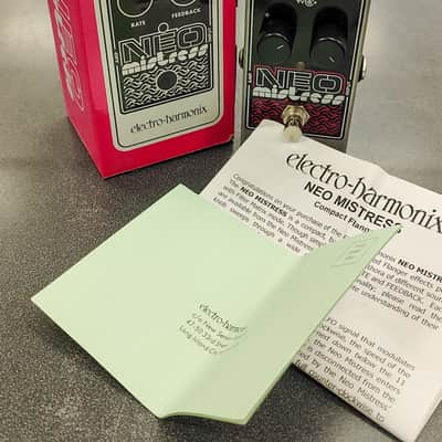 Electro-Harmonix Neo Mistress Compact Flanger Pedal – Mint w/ Box & Paperwork image 8