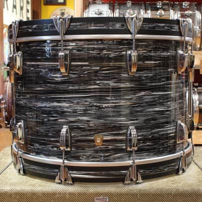 Ludwig Classic Maple Outfit in Black Oyster Pearl 14x22 9x13 16x16 image 3