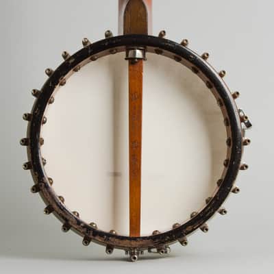 Fairbanks/Vega Senator 5 String Banjo (1920), ser. #44802, black hard shell case. image 4