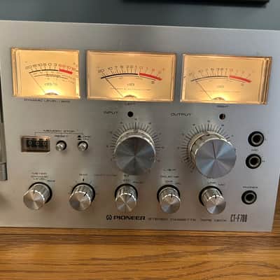 Pioneer CT-F700 mid 80's? - Black matt / polished alumium image 6