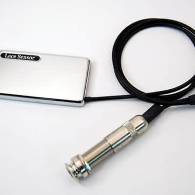 Lace USA Ultra Slim Acoustic pickup - chrome image 2