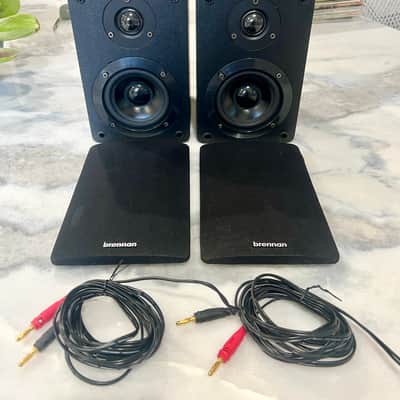 Brennan BSP50 Bookshelf Speakers with Wires - 50W 8 Ohms image 1