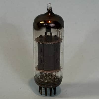 1955 General Electric 12BH7 Vintage 1950s GE Gray Plate D Getter Tube! T500 image 4