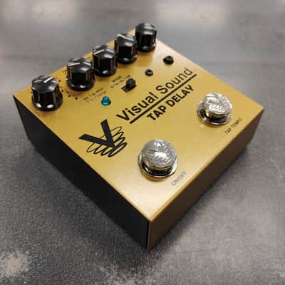 Visual Sound V3 Tap Delay Pedal – Single Tap Delay – Gold image 2