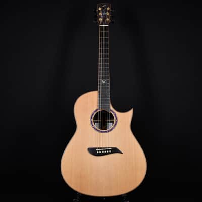 Morris S-107III Auditorium Cedar w/ Rosewood Japanese Handcrafted Fingerstyle Acoustic (2301016) image 4