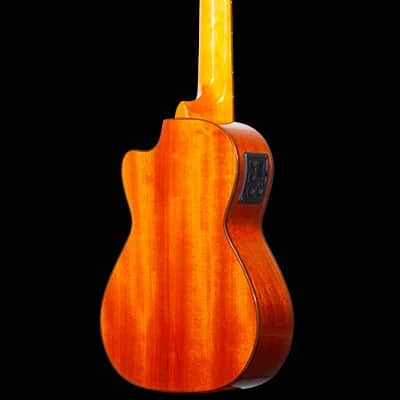 Ohana CK-35CGE-CL Cynthia Lin Solid Gloss Mahogany Concert Ukulele w/Case- Blem image 7