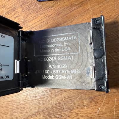 Lectrosonics SSM Micro Bodypack Transmitter, Block A1 - 6 Available image 20