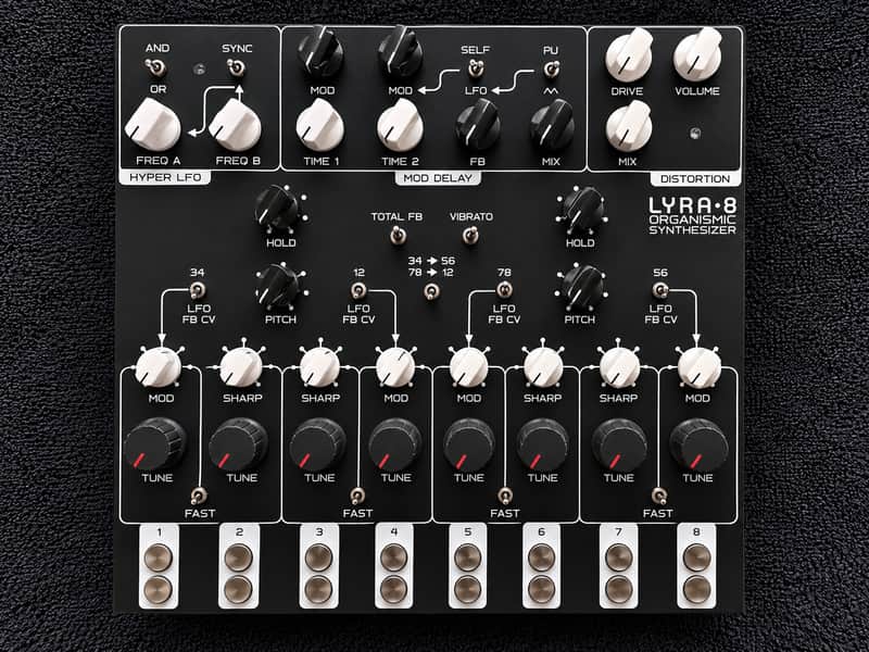 Soma Laboratory Lyra-8 Organismic Synthesizer 2019 - Black image 1