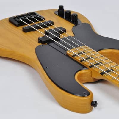Schecter Model-T Session LH bass in Aged Natural Satin image 5