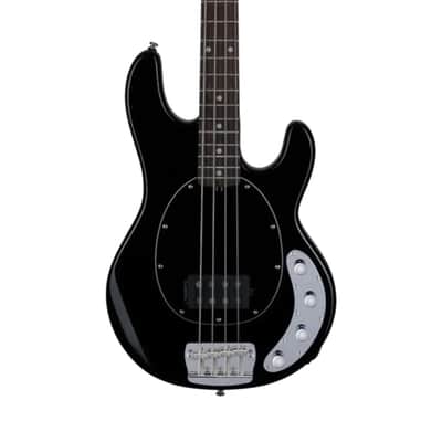 Sterling by Music Man RAY34-BK-R2 StingRay 4-String Electric Bass Guitar Roasted Maple Neck, Black image 2