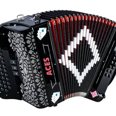 Hohnica ACES II GCF Accordion - Black 3 Registers (ACES II GBK) image 10