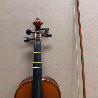 Stage Right Sonata 4/4 Full Size Violin Outfit w/ Bow & Case - Needs Bridge & Strings image 6