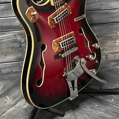 Used Bruno 1967 Royal Artist Electric Guitar with Gig Bag- Sunburst image 3