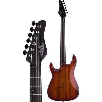 Schecter Guitar Research Sun Valley Super Shredder Exotic HT Electric Guitar Regular Ziricote image 4