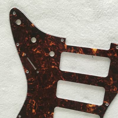 For Fender Stratocaster Strat P90 3 Pickup Guitar Pickguard, 4 Ply Brown Tortoise image 3