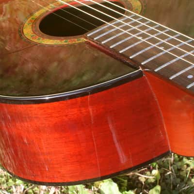 2005 K Yairi SR-2E OOO size Guitar with Under saddle pick up - Cherry Sunburst+Original Hard Case and more image 13