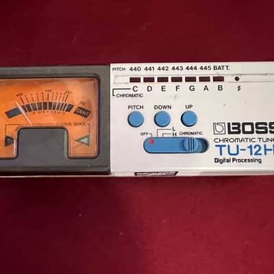 Boss TU-12H Chromatic Tuner 1994 - 2008 - White image 1