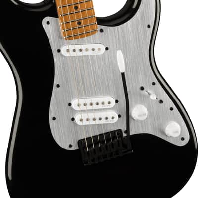 Squier Contemporary Stratocaster Special - Black with Silver Anodized Pickguard image 1